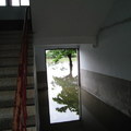 積水的樓梯間