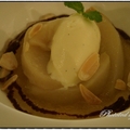 La Petite Cuisine - 白桃+冰淇淋+巧克力醬
