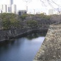 日本大阪市內的大阪城之護城河-1