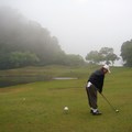 Hole #8 Par 3, 120Y , Hcp 17 
好了，歷經前十六洞的摧殘，沒死也半條命。來到第八洞較簡單的三竿洞，120Y，平日打160Y左右，左側水塘(聽說有猴子出沒)，右側OB(放心，遠的很)，果嶺上空常有怪風，打高的同學要記得打大點。果嶺左右皆有沙坑伺候，就輕視它吧，不到膝蓋的高度。果嶺是雙層，中間有一條輪子，要打前半後半端視旗竿位置而定。果嶺很平，打birdie的絕佳機會。轉貼