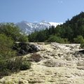黃龍~金沙鋪地:石灰華灘流,位於海拔3200公尺之上,為世界上稀有的鈣化灘景觀...