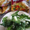 咖哩泡麵+蔬菜