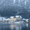 奧地利湖區冬景色