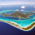 從機上俯瞰Bora Bora