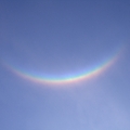 微笑的彩虹(2011年1月20日攝於屋前天空 )