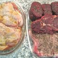 準備BBQ的肉類