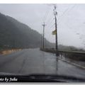 狂風暴雨的濱海公路