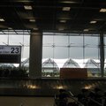 曼谷機場的特色建築,我是指玻璃窗外的喔!