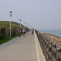 新竹的十七公里海岸 是騎腳踏車的好處所