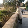 代代木公園裡有一座橋,我好喜歡這裡,乾淨又美麗.
