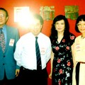 台北赴電視臺接受訪問與世界華文作家協會祕書長符兆祥湯小可先生林爽小姐1998