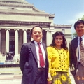 黃紹光張鳳夫婦與王德威在哥倫比亞大學1999
