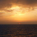 在往克里特島的船上照夕陽05
