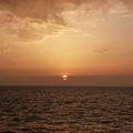 在往克里特島的船上照夕陽03