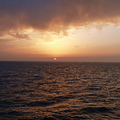在往克里特島的船上照夕陽04