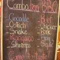 Cambodian BBQ Menu