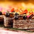 Elite Bakery 日本墨魚巧克力藍苺千層蛋糕