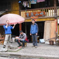 跟三位大陸同胞在丙中洛旅遊