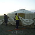 蒙古包搭建過程
