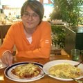 南瓜奶油海鮮義大利麵+披薩 2007-03