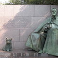 Roosevelt and his dog