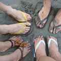 海灘和海灘鞋