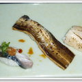 握壽司，鯖魚、星鰻、干貝