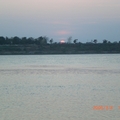 沙灣拿吉湄公河畔的落日