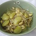 黃帝豆黃豆芽湯（綠主張的黃帝豆，新峰自然芽菜農場的黃豆芽）