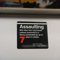 紐約之旅 - 地鐵警告