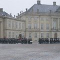 風雪中進行的丹麥皇宮侍衛交接 （哥本哈根）