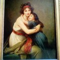 Elisabeth-Louise Vig'ee-Le Brun再1779年的時候被提名為瑪麗.安東尼皇后的御用畫師. 這張畫像的母女之情滿溢其中.