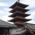 東京淺草寺的七層浮屠塔
