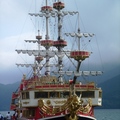 琵琶湖上的觀光海盜船