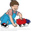 boy_playing_with_toy_truck(玩具車)