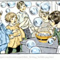kids_blowing_bubbles(吹泡泡)