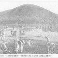民國34年廣州日軍戰俘興建新一軍公墓施工情形