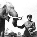 孫立人將軍與大象「林旺」