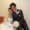 2006年12月16日 YASUKA 和 她老公- 岸浪先生 結婚照
