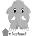 大象-創作插畫