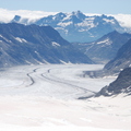 在康科迪亞普拉茲冰原（Konkordiaplatz）上健行
From Jungfraujoch to Jungfrau