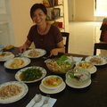 Enjoyed a wonderful thai/chinese meal cooked by Mai