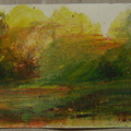 Inv.no.P-2000.14	

11x36,5cm	
Tempera on carton/Eitempera auf Karton	
2000