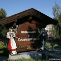 Leavenworth 的 The Willkomenn in Leavenworth 標誌 《8/30/2008》