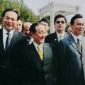 民國94年7月11日，郁慕明主席率領「新黨紀念抗戰勝利60週年大陸訪問團」參訪對日抗戰的引爆點-蘆溝橋