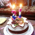 21歲的生日蛋糕-感謝哥哥&小美 當然也感謝我親愛的父母