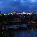 皇宮與河舟-布拉格夜景