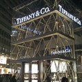 利用輕鋼架與強化玻璃形塑的Tiffany旗艦店，像一個玻璃光盒，矗立在街角格外耀眼。