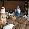 聖誕市場的主要展覽﹐就是聖嬰誕生的馬槽布置。