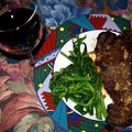Steak with Red Wine